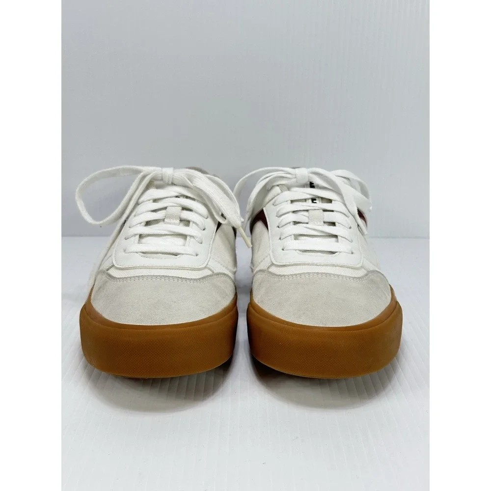 AIRWALK Shoes Mens 10 Huntington Sneakers White Leather Upper Casual MNAK23ES014